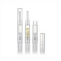 Stylo cosmétique transparent vide de 1,4 ml avec pinceau, en PP, personnalisable, vente en gros d'usine