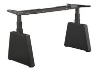 Support d'ordinateur moderne et intelligent, bureau blanc, poste de travail, hauteur réglable, bureau électrique