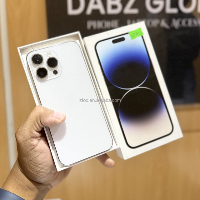 High Quality Used 14 Pro for iPhone 128GB 256 Factory Unlocked Dual SIM+E SIM 5GLTE Version 6G RAM Hot Sale