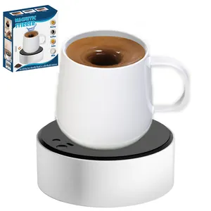 Mezclador de polvo de café magnético, agitador, Mini Placa de agitación, autoagitación para cocina de laboratorio, café, leche, vino tinto, apto para la mayoría de los vasos
