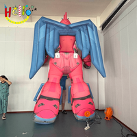 Maskot Robot Tiup Raksasa Karakter Mecha Sci-Fi Dekorasi Taman Hiburan Acara Luar Ruangan