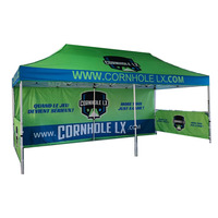 Auvent Pop-Up Commercial logo personnalisé Sunshine, tente en Aluminium robuste 10x10 pour fête de salon en plein air