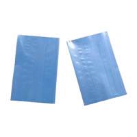 Sac en plastique PE épais antistatique bleu pour la protection de l'environnement, pochette plate pour composants électroniques et pièces d'électronique grand public