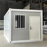 Maison modulaire portable de 20 pieds petite maison mobile maison préfabriquée toit en hangar de luxe maison en conteneur détachable