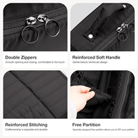 Trousse de Maquillage de Voyage Verticale Grande Capacité, Organisateur Cosmétique Étanche, Trousse de Toilette Personnalisable avec Logo, Fabrication OEM ODM