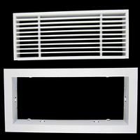 Grilles d'aération carrées en alliage d'aluminium de haute qualité, vente directe usine, pour extérieur, atelier, sous-sol, entrepôt, prix abordable