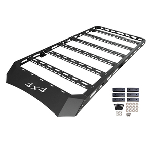 Canasta Portaequipajes para Techo de Auto, Portaequipajes con Extensión Negra para Toyota LC250 Prado - Product Image 2