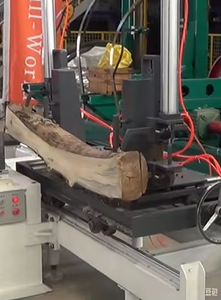 Manual <b>Wood</b> Sliding Table Sawmill 400mm Log Diameter Round Log <b>Cutting</b> Saw <b>Machine</b> For Log Rip Sawing In Sawmill - Product Image 5