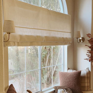 Stores romains en lin personnalisables, rideaux design - Product Image 2