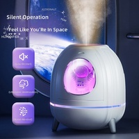 Humidificateur USB de bureau en forme de capsule, diffuseur d'aromathérapie compact et portable, éclairage ambiant, fonction de minuterie, utilisation domestique