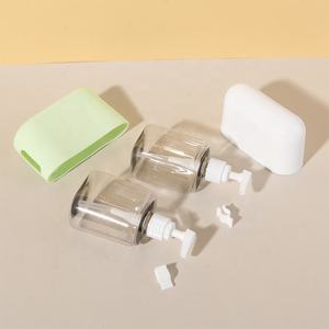 Kit d'emballage de shampoing de luxe réutilisable avec tube distributeur portable d'<span class=keywords><strong>avion</strong></span> Kit de voyage ensemble bouteilles capsule pour cosmétiques - Product Image 5