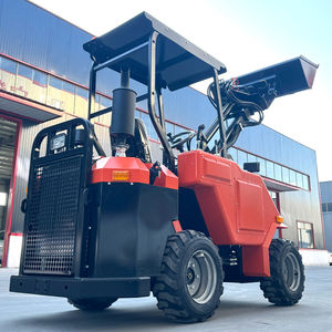 รถตักดินดีเซล 800 กก. 1 ตัน ลดราคาพิเศษ พร้อมใบรับรอง CE EPA รถตักดินไฮดรอลิกแบบตักหน้า ขนาดกะทัดรัด แบบยืดหดได้ - Product Image 4