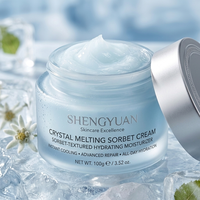 Crème Sorbet Fermentée SHENGYUAN – Hydratant Luxueux Raffinant les Pores, Solution Premium Matifiante pour Soins de la Peau, Idéale pour les Coffrets Cadeaux SPA et Boutiques