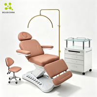 Table de Massage Électrique LED pour Esthéticienne, Salon de Beauté, Spa, Soins des Cils, Soins du Visage, Dermatologie Esthétique