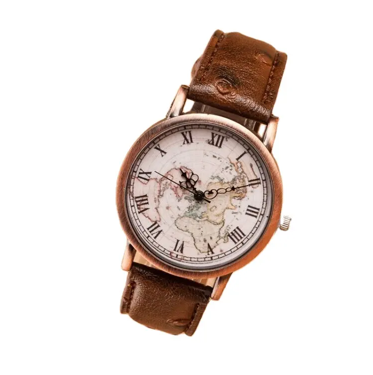 Nouvelles montres à la mode pour hommes, montres en cuir alliage, montre carte romaine