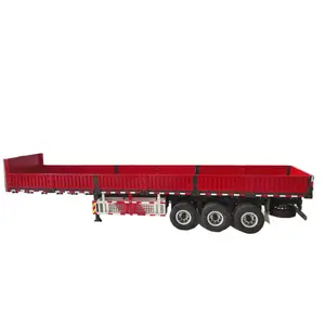 Disesuaikan aluminium Aloi 1/14 skala semi-trailer mainan truk trailer