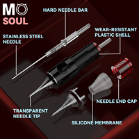 Aiguilles de tatouage OEM/ODM, aiguilles de maquillage permanent, cartouches d'aiguilles fines, aiguilles fines MO Soul PMU