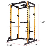 Machine Smith multifonctionnelle pour entraînement de force, rack de musculation et cage à squats, usage commercial et domestique