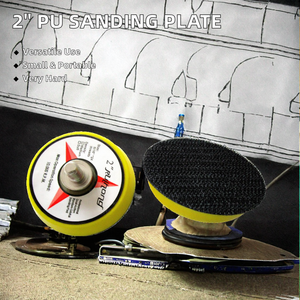 2 inch 50mm PU chà nhám ủng hộ tấm 3mm Shank độ cứng cao <span class=keywords><strong>Dremel</strong></span> mài đánh bóng công cụ mài mòn OEM tùy chỉnh hỗ trợ 5mm - Product Image 3
