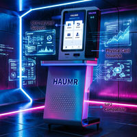 Kioscos de Autopago para Bibliotecas HAUMR Compatibles con Código QR, Identificación Facial, Tarjeta de Biblioteca y Código PIN para una Autenticación de Usuario Segura en Múltiples Modos