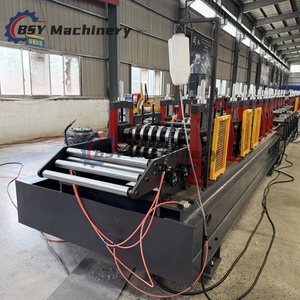 Machine de profilage à froid pour rayonnages industriels robustes à commande PLC automatique, ligne de production de rayonnages à poutres en <span class=keywords><strong>P</strong></span> pour entrepôts - Product Image 6