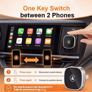 Adaptateur CarPlay sans fil Kyere Factory CE RoHS USB avec bouton de réinitialisation WiFi6 Bluetooth 5.4 pour <span class=keywords><strong>iPhone</strong></span> IOS 10+ Auto - Product Image 5