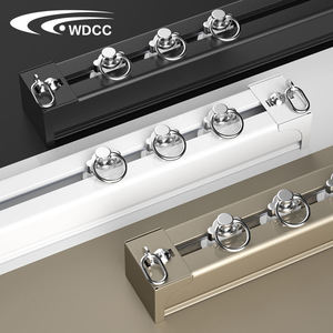 Rail de rideau en aluminium silencieux de qualité supérieure pour plafond, idéal pour rideaux à plis ondulés, vente en gros - Product Image 3
