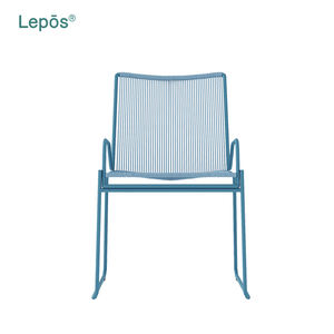 Silla de Jardín Moderna y Duradera con Marco de Acero Inoxidable de Alta Calidad, Silla de Cuerda para Patio, Hotel, Restaurante, Comedor al Aire Libre - Product Image 3