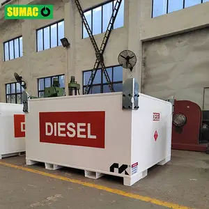 Sumac Hot Sale Carbon Steel Self Bunded Double Wall Gasoline Diesel Tank 3000 Liter