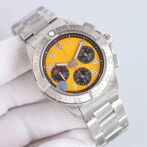 New sports chronograph <b>watch</b> with stainless steel case, 41mm in diameter, high-quality hands and dial, charming custom logo - Product Image 2