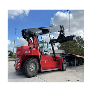 Chariot élévateur à conteneurs Kalmar DRU450 d'occasion, 45 tonnes, avec batterie à pile à combustible à hydrogène, 4 roues motrices, matériel de levage portuaire - Product Image 2