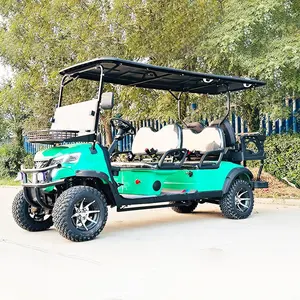 ゴルフクラブミニアダルト電動ウォーキングゴルフカートカーCE24 6シーター電動ゴルフカート安い価格3-4バギー価格左120