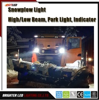 Lampe de travail LED Cree 38W BRTLED Emark pour déneigeuse/chargeuse compacte/tracteur, étanche IP68, système anti-givre, DRL/clignotant