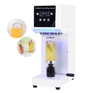 Semi-Automatic Tin Can Sealing Machine Aluminum Beer Can Sealer Milk Tea Coffee Beverage Bottle Sealing Machine