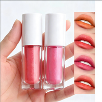 Vente en gros de gloss à lèvres personnalisé à faible MOQ, liquide mat minéral populaire, imperméable, végétalien, teinte à lèvres, rouge à lèvres, marque privée