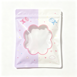 กระเป๋าซิปน่ารักแบบ OEM พร้อมหน้าต่างลายดอกไม้ สำหรับใส่ตุ๊กตาพวงกุญแจ กล่องของขวัญ ของเล่นจิ๋ว ของตกแต่ง ร้านค้าบูติก - Product Image 3