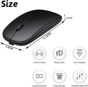 Dual Mode <b>Computer</b> <b>Mouse</b> Sem Fio Rgb Manufacture bluetooth <b>Mouse</b> Souris Sans Fil Rechargeable Wireless <b>Mouse</b> - Product Image 4