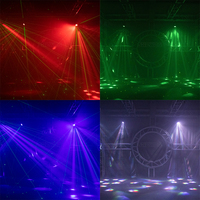 Shehds Moving Laser Beam Wash RGBW 6*15W Mini Bee Eye Laser Moving Head Light pour Dj Disco Stage Party