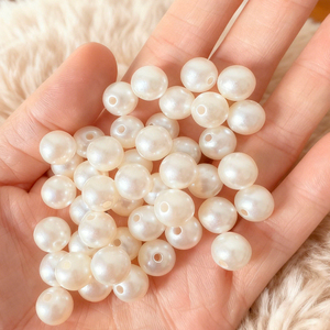 G&J Perles d'imitation et strass à coudre, 4-10mm, blanc menthe, blanc pur, écologiques, sans nickel, accessoires vestimentaires à fort contraste - Product Image 1