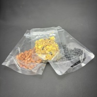 Sac à fermeture éclair transparent, résistant à l'humidité et à la poussière, durable et réutilisable