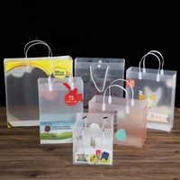 Sac fourre-tout transparent en plastique PP de haute qualité à prix de gros pour l'emballage