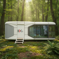 Capsule Familiale Modulaire Préfabriquée en Acier : Chambre, Appartement, Hôtel, Villa, Salon, Bureau à Domicile, Extérieur