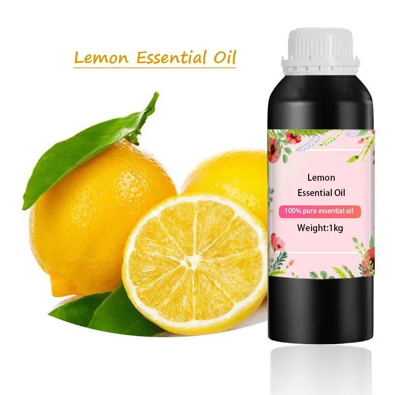 Aceite esencial de limón de etiqueta privada para mujeres, fabricante y proveedores de cuidado corporal, productos químicos aromáticos, fabricación de velas, extracto de plantas