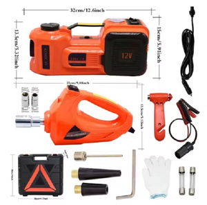 3 In 1 <strong>Electric</strong> Hydraulic <strong>Car</strong> <strong>Jack</strong> 5T 12V <strong>Car</strong> <strong>Jacks</strong> With Impact Wrench &amp;Tire Inflator Built-in LED Light - Product Image 3