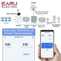 Compteur d'énergie bidirectionnel triphasé Tuya WiFi ZigBee, moniteur de consommation électrique, wattmètre, prise en charge de Modbus RTU 3*85/190V ou EA7321C-BI