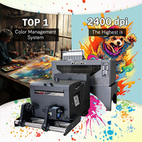 Impresora Printpro A3 Uv Impresoras digitales Impresión de alta velocidad Impresora automática Dtf con cabezal de impresión doble XP600 I3200