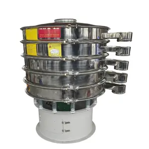 Equipo automático de tamiz circular de la industria del polvo de plástico/máquina de tamiz vibratorio circular de polvo de Metal