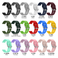 Bracelet intelligent RYB 22 mm 20 mm en silicone pour Samsung Galaxy Watch 4 5 Pro Active 2, bracelet en caoutchouc pour Huawei Watch GT2 Pro
