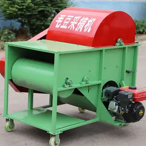 Hot Sale Green Bean Machine Automatic Picking Bean Huller Shelling Machine Green Pea Harvester Mung Bean Picker