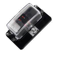 Bloc de fusibles pour voiture à éclairage LED Boîte à fusibles à lame automatique avec borne à connexion rapide